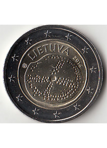 2016 - 2 Euro LITUANIA Cultura Baltica Fdc